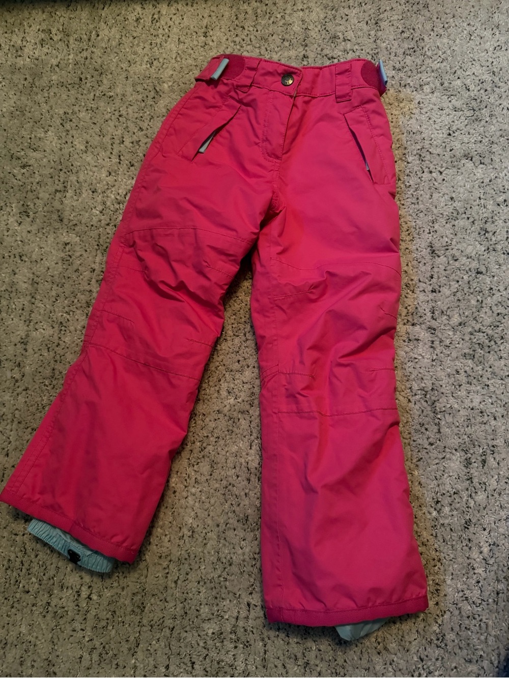 Mini Boden Bright Pink Kids Snow pants size 4 - 5 Euc
